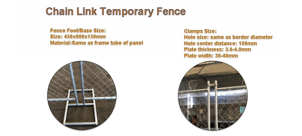 Metal Fence Panels Temporary Chain Link Fence