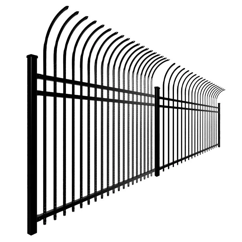 Galvanized or Powder Coated Steel Fence Posts 6FT Metal Garden Fence