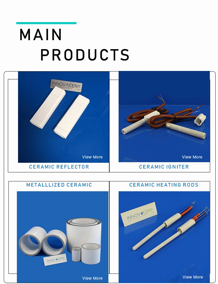 Innovacera Customized Technical Ceramic Parts Si3n4 Silicon Nitride Ceramic Rods Rollers