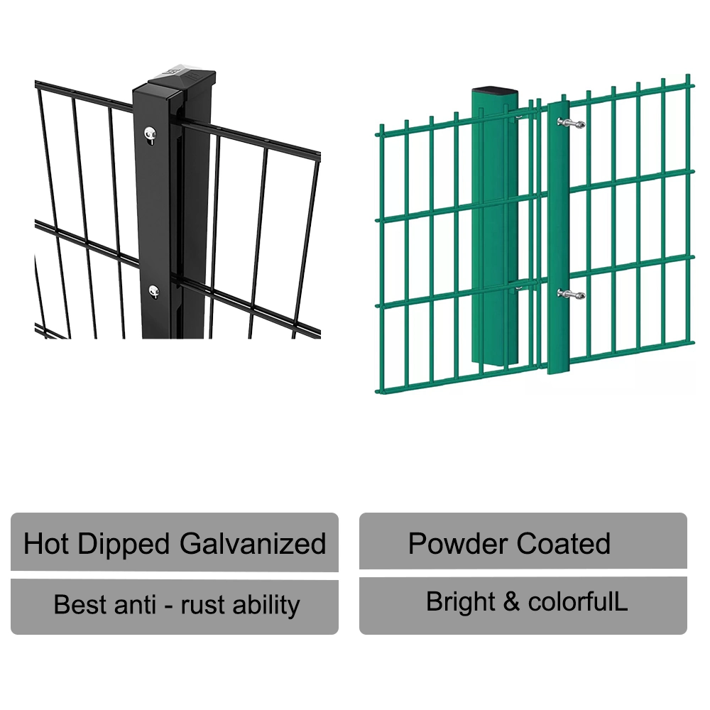 Manufactured Supply Twin 868 Metal Welded Mesh Panel Fencing