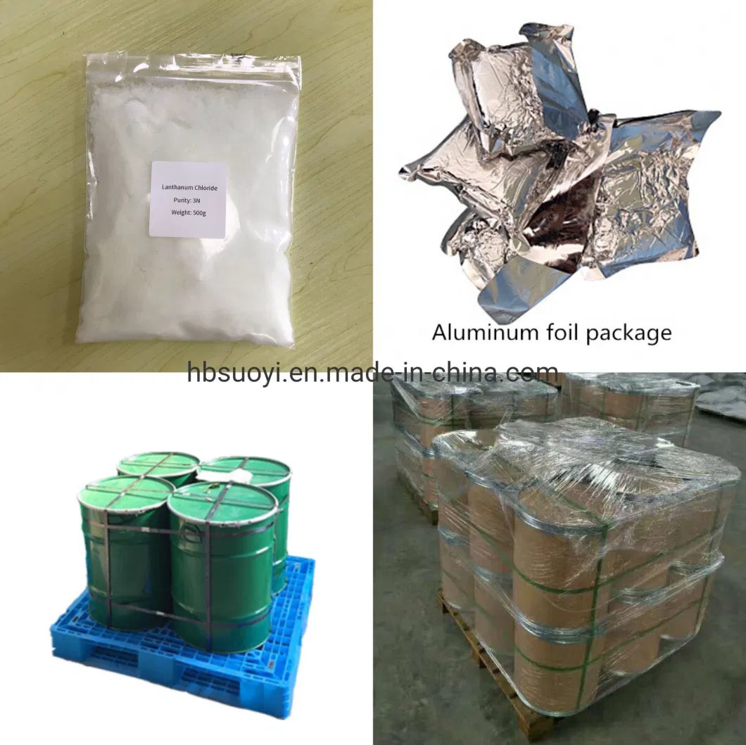 Hot Sale High Quality Lanthanum Chloride 99.95% for Water Treatment CAS No. 10099-58-8 Lacl3 99.99% Lanthanum Chloride Price with High Quality