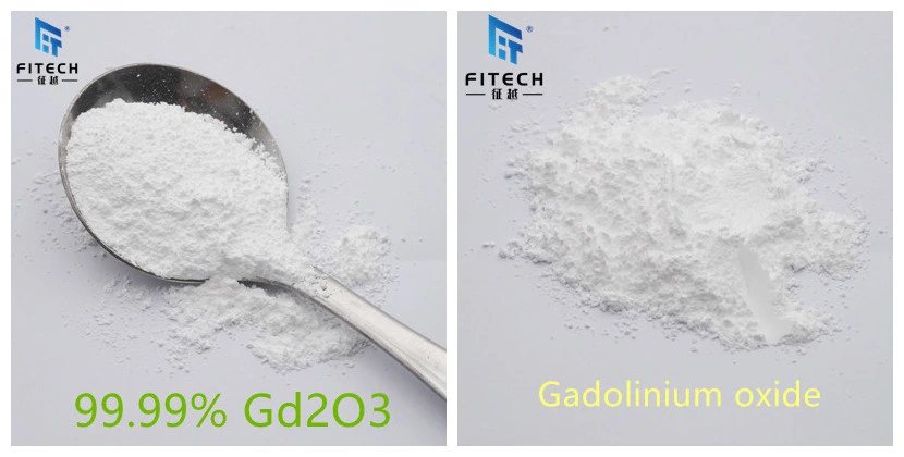 99.999% CAS 12064-62-9 White Power Gd2o3 4n Pure Gadolinium (III) Oxide