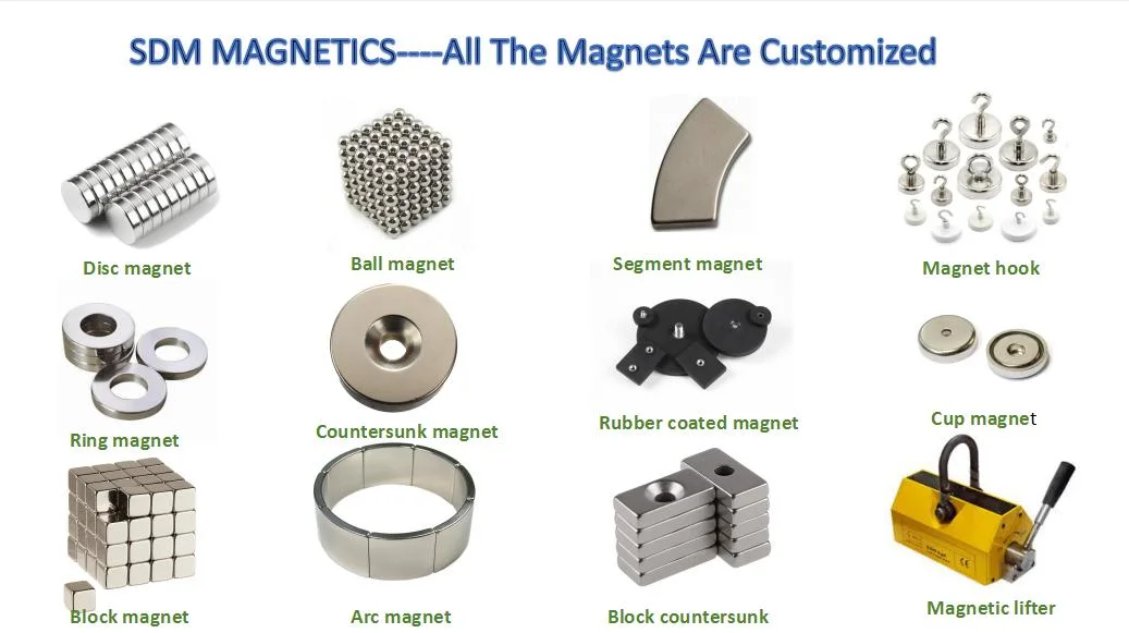 Strong Powerful Performence SmCo Magnet for Industry