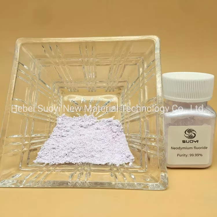 Suoyi Neodymium Trifluoride/Neodymium Fluoride Powder/Ndf3 Powder Manufacturer in China 99.9% Neodymium (III) Fluoride CAS No. 13709-42-7