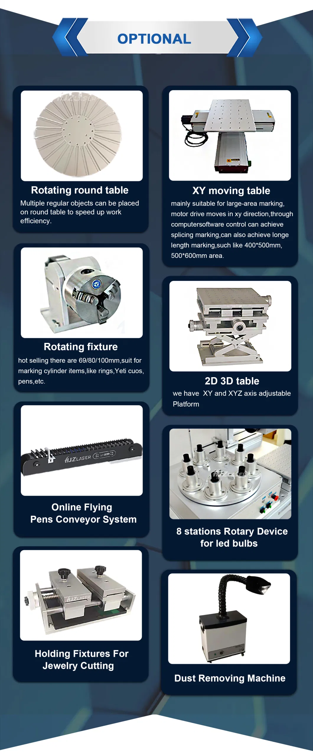 CE FDA Fiber Laser Marking Engraving Machine for Metallic