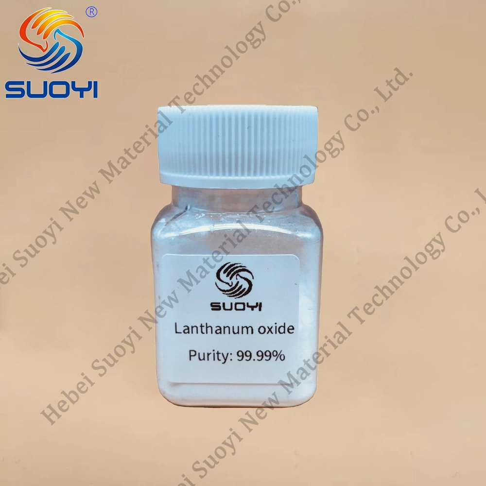 Suoyi Wholesale 99.9%-99.999% Purity High-Quality Lanthanum Oxide Powder Hot Sale Rare Earth Metal Lanthanum Oxide La2o3 Factory Price Used in Microscope