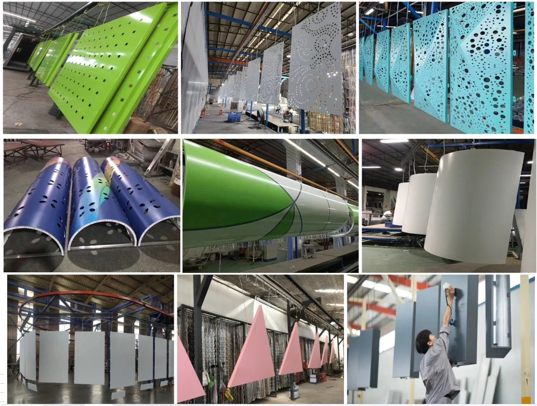 Silver Carved Perforated Aluminum Panels Pillars Decorate Metal Columns for Mall