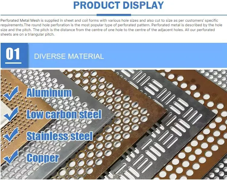 Stainless Steel Perforated Metal Panels for Architectural Decoration