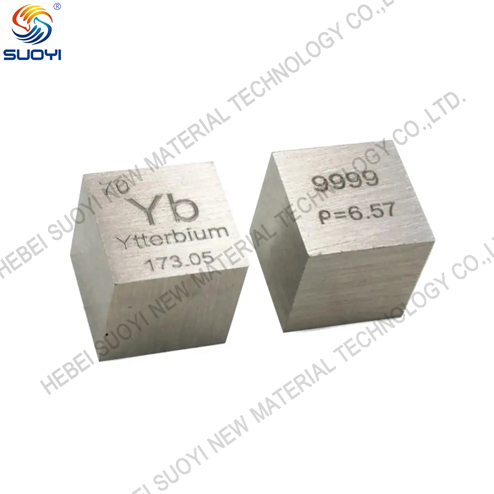 Suoyi Yb Ytterbium Metal 99.9% with Great Price CAS 7440-64-4 Metal Ytterbium Block