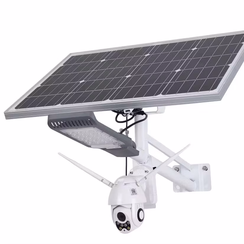 Security Lights Motion Outdoor Solar All in Two with APP WiFi 4G Connect Wireless CCTV Camera LED Street Light