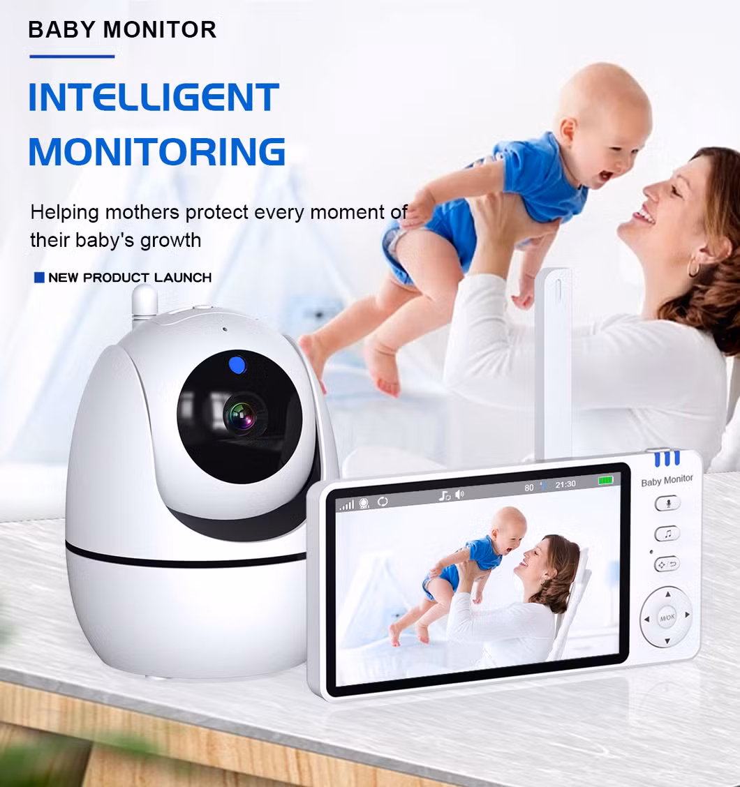 Baby Monitor Camera with Human Auto Tracking Cloud Baby Cry Detect
