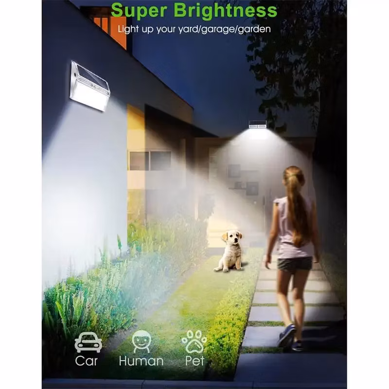 Waterproof Stainless Steel Solar Powered Security Lamp 112 LED Motion Sensor Solar Wall Lights