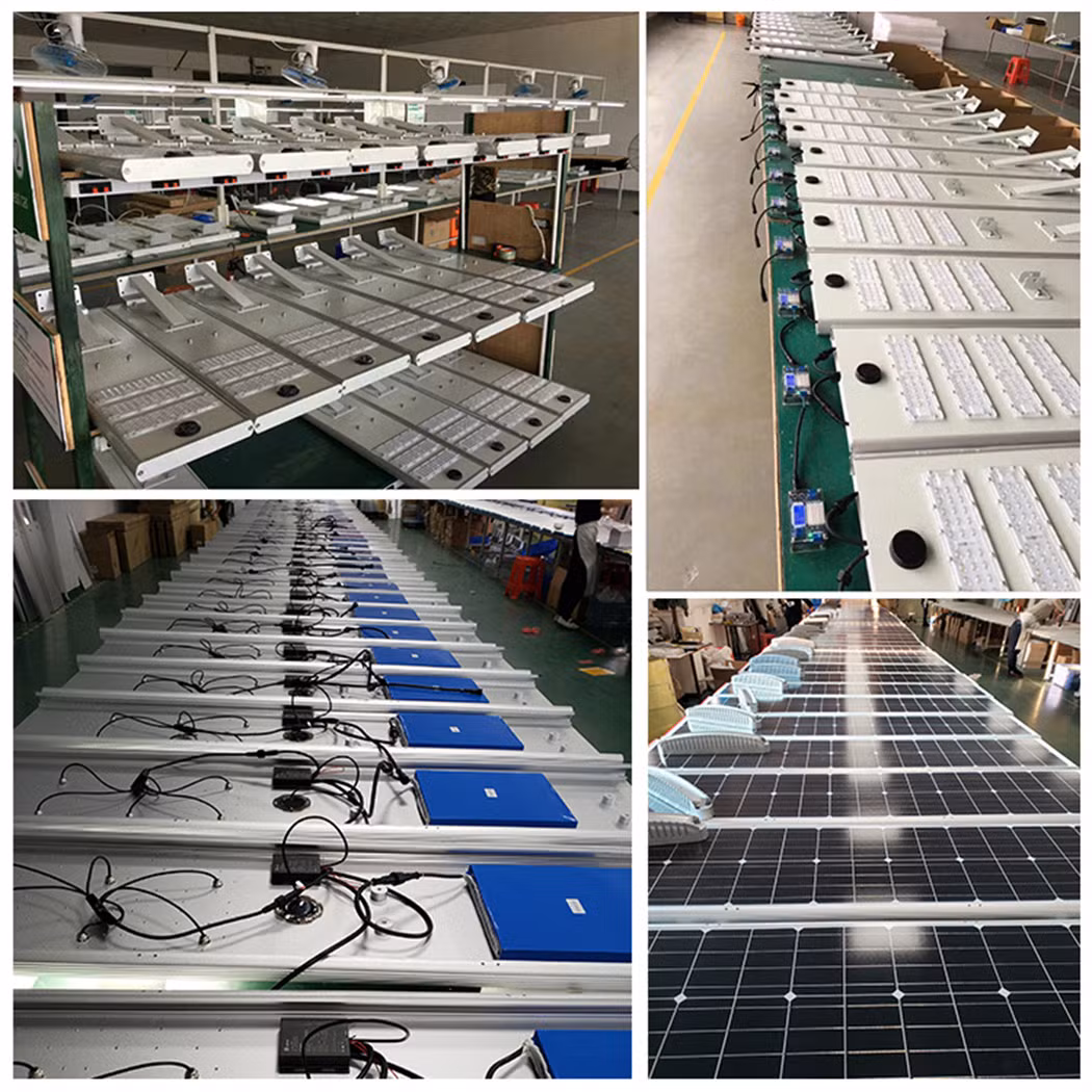 60W 90 Watt 100W Vertical Solar Street Lights Interstellar Warrior Solar Street Light with CCTV Camera 4G 360 Degrees