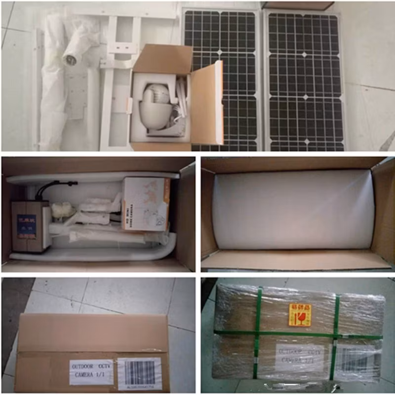 Outdoor Wireless Solar Powered Dome Security Camera for Farms