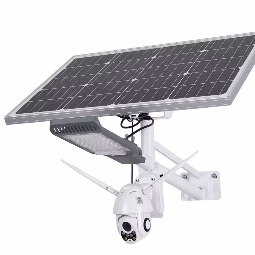 Security Lights Motion Outdoor Solar All in Two with APP WiFi 4G Connect Wireless CCTV Camera LED Street Light