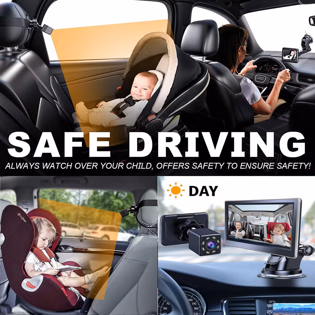Driving Recorder 3-Inch Triple Recording WiFi Car Monitoring Night Vision High-Definition Camera Car DVR Cam