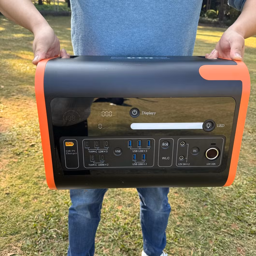 Hot Sale of New Energy Large Capacity Portable Power Station Solar Generator for Vehicle Electric Vehicle Home Artifact