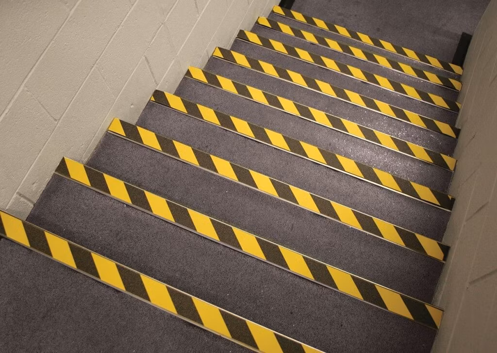Silicone Warning Floor Single Side Cinta Adhesiva Colorful PVC Tape P2100 P2100d
