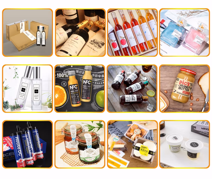 Lianyungang Carton Sticker Labels with Customized Size and Shape