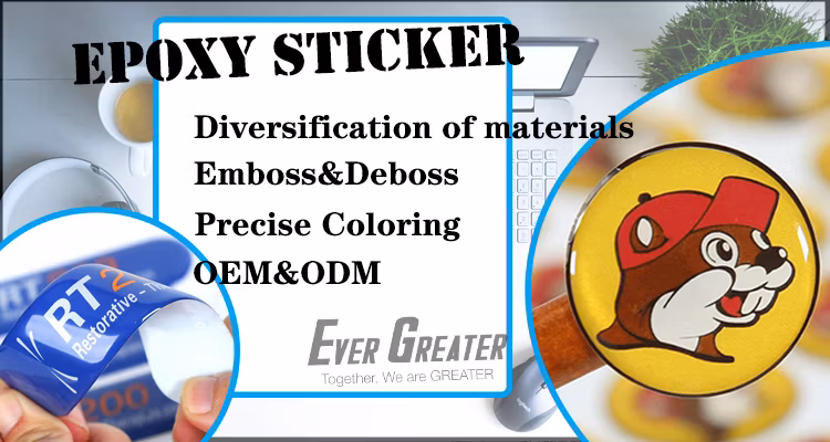 Customized Epoxy Resin Logo Dome Crystal Label Stickers