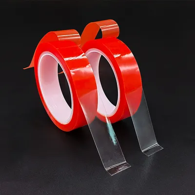 Colla solvente D/S rivestimento rosso di alta qualità Super trasparente resistente <a href='/nastro-adesivo/'>Nastro adesivo</a> MOPP per animali biadesivo