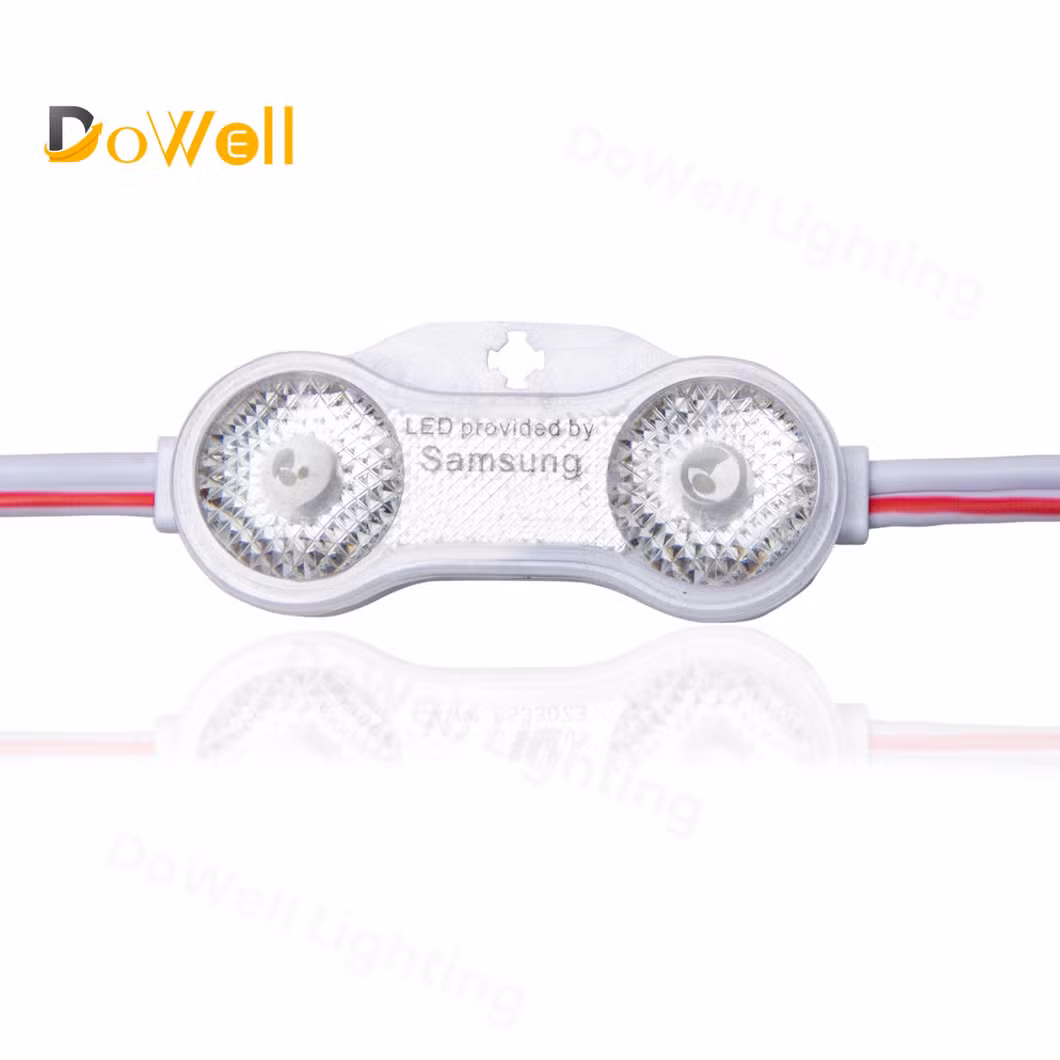 High Power 2835 2diodes Samsung LED Module with 175 Degree Beam Angle for Outdoor Signage Lighting