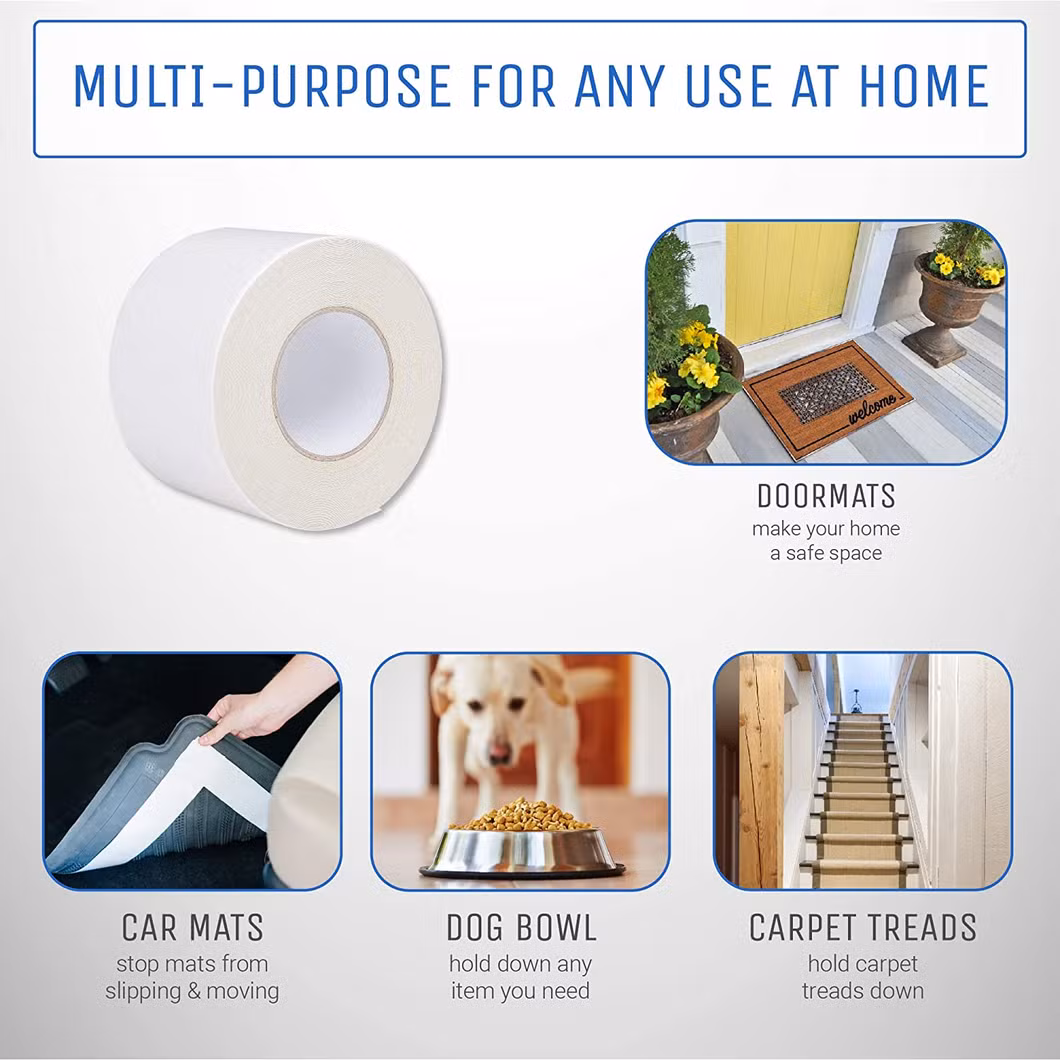 Factory Made Double-Sided Carpet Tile Adhesive Tape Rolls for Carpet Jointing