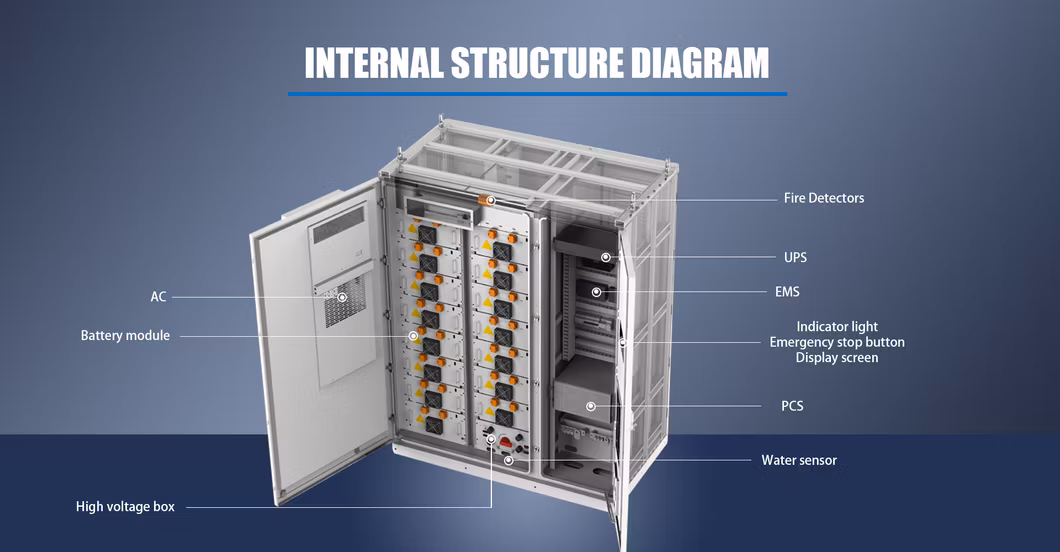 5 Years 215kwh Hy Tech Air Cooled Ess for Commercial Applications