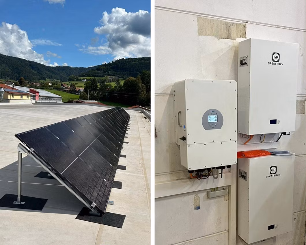Europe Warehouse Solar Power Energy 8kw 10kw 12kw 20kw Battery Storage System Hybrid Solar System for Europe Market