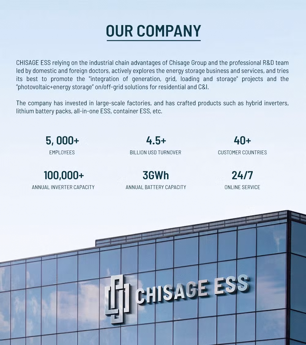 Chisage Manufacturer 48V 100ah 5kwh LiFePO4 Lithium Ion Solar Battery for Solar Energy Storage System