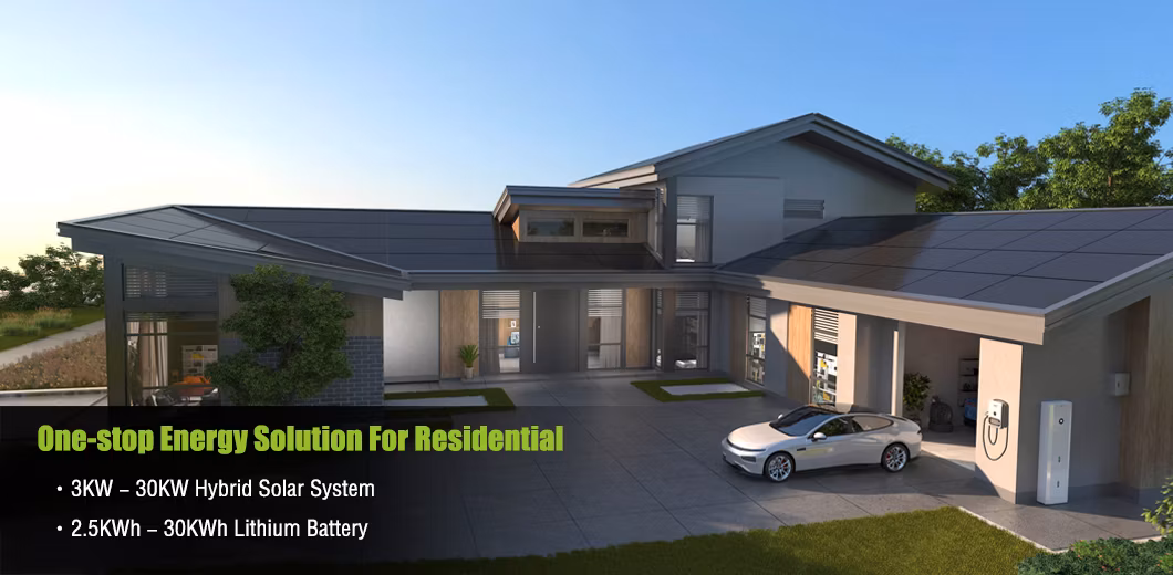 Deye Solar Inverter 8kw 10kw Home-Energy-Storage-System 10kw 15kw 20kw 30kw Home Solar Power System with 15kwh 30kwh Power Station