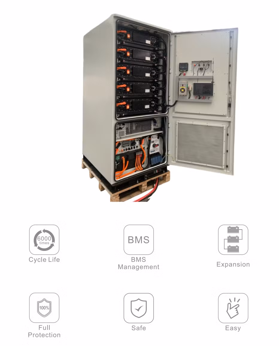 215kwh 100kwh Industry Commercial Lithium Batteries 1mwh Container Solar LiFePO4 High Voltage Energy Storage Battery System
