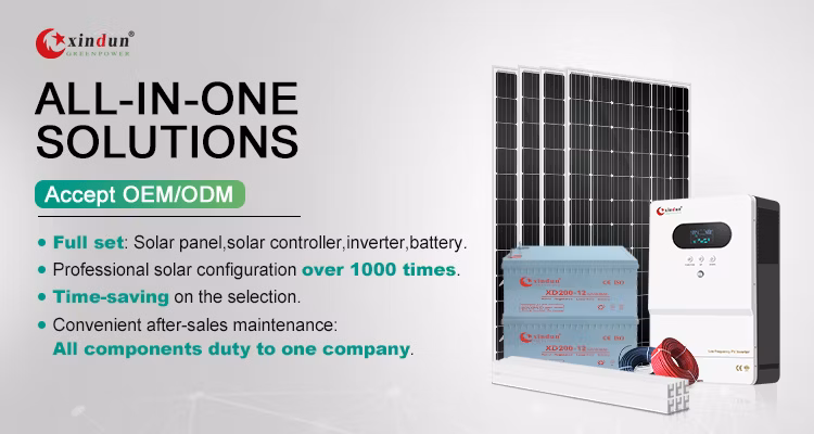 Rooftops Balcony Photovoltaic Complete off Grid 5kw 3kw 1000W 10kw 10 Kw 6kw 15kw Battery Storage Panel Set Energy Hybrid PV Solar Power Systems Price for Home