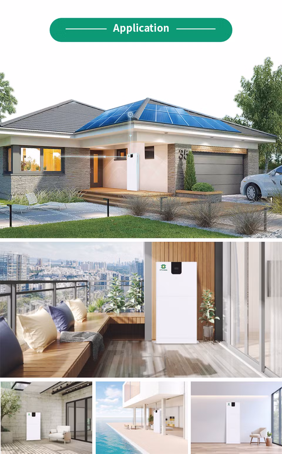Hyliess New Design Electric Nano-S with 5kw off-Grid Inverter and 5kwh LFP Battery All-in-One Energy Storage System