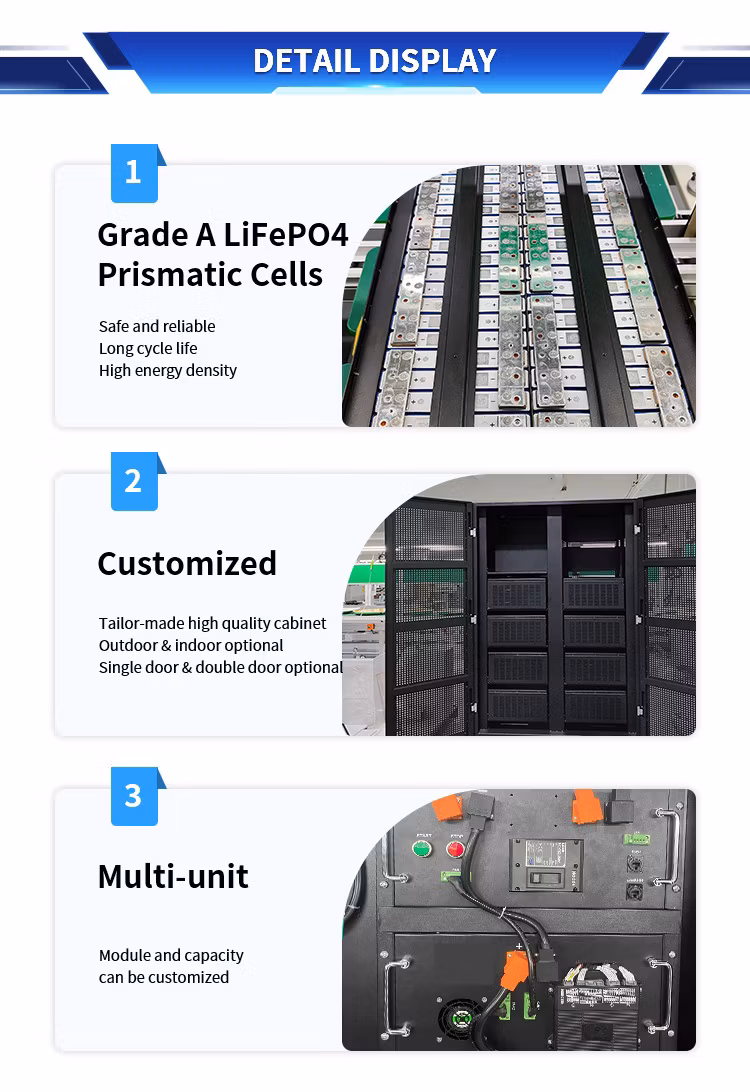 192-800V Solar Panel Battery Energy Storage Lithium-Ion Battery Storage Energy Storage Systems High Voltage Battery Storage Solar Battery Storage Units Cost