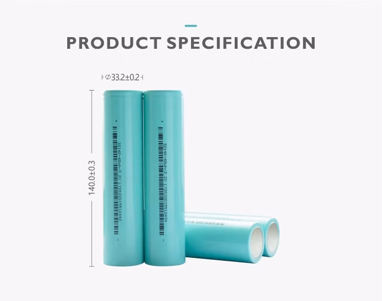 Factory Price Cylindrical 32140 34145 14ah 15ah LiFePO4 3.2V LFP Battery Cell for Energy Storage E-Scooter EV Ess Bis