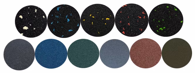 Colorful Size Customized Outdoor Shock-Absorbing Sport Venues Gym Rubber Flooring Mat