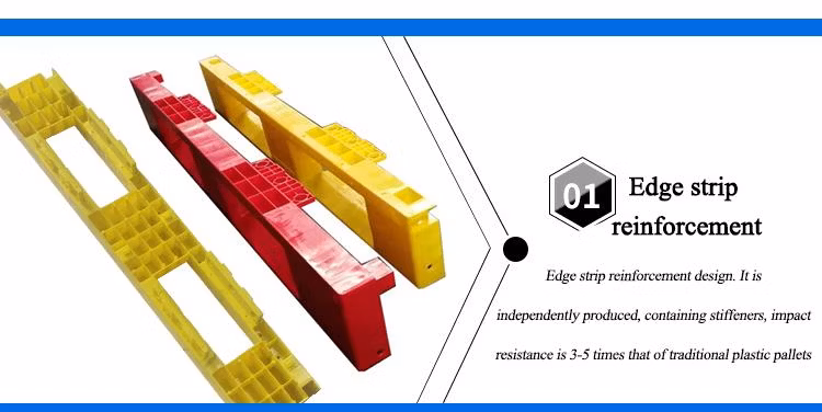 2024 Hot Selling Wholesale Size 1200*1000*150mm Forklift Tian-Shaped Plastic Pallet of Color and Dimensions Varieties