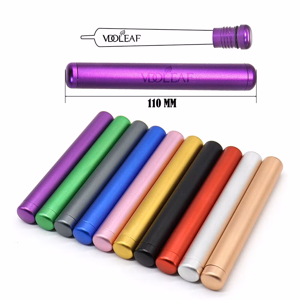 Cigarette Metal Storage Tube Fits King Size Cones Containers Smells-Waterproof Minimalist Modern