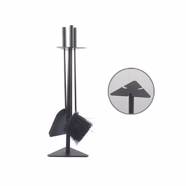 Adjustable Heavy Duty Powder Coated Steel Holder Firewood Log Storage Rack Bracket for DIY Fireplace Wood Storage