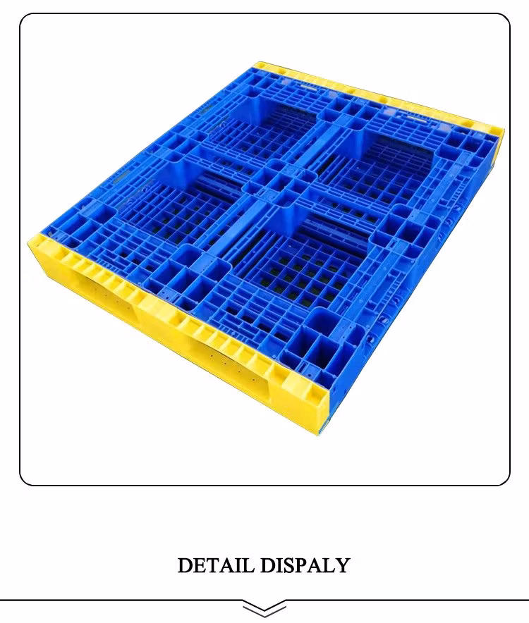 2024 Hot Selling Wholesale Size 1200*1000*150mm Forklift Tian-Shaped Plastic Pallet of Color and Dimensions Varieties