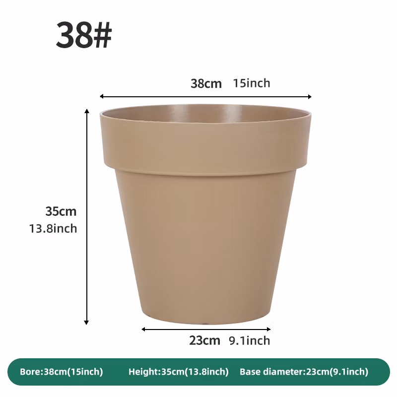 Modern Home Office Flower Pot Wholesale Plastic Plant Pots Self-Watering Planter Pots Used with Flowers and Green Plants