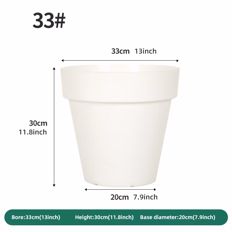 Modern Home Office Flower Pot Wholesale Plastic Plant Pots Self-Watering Planter Pots Used with Flowers and Green Plants