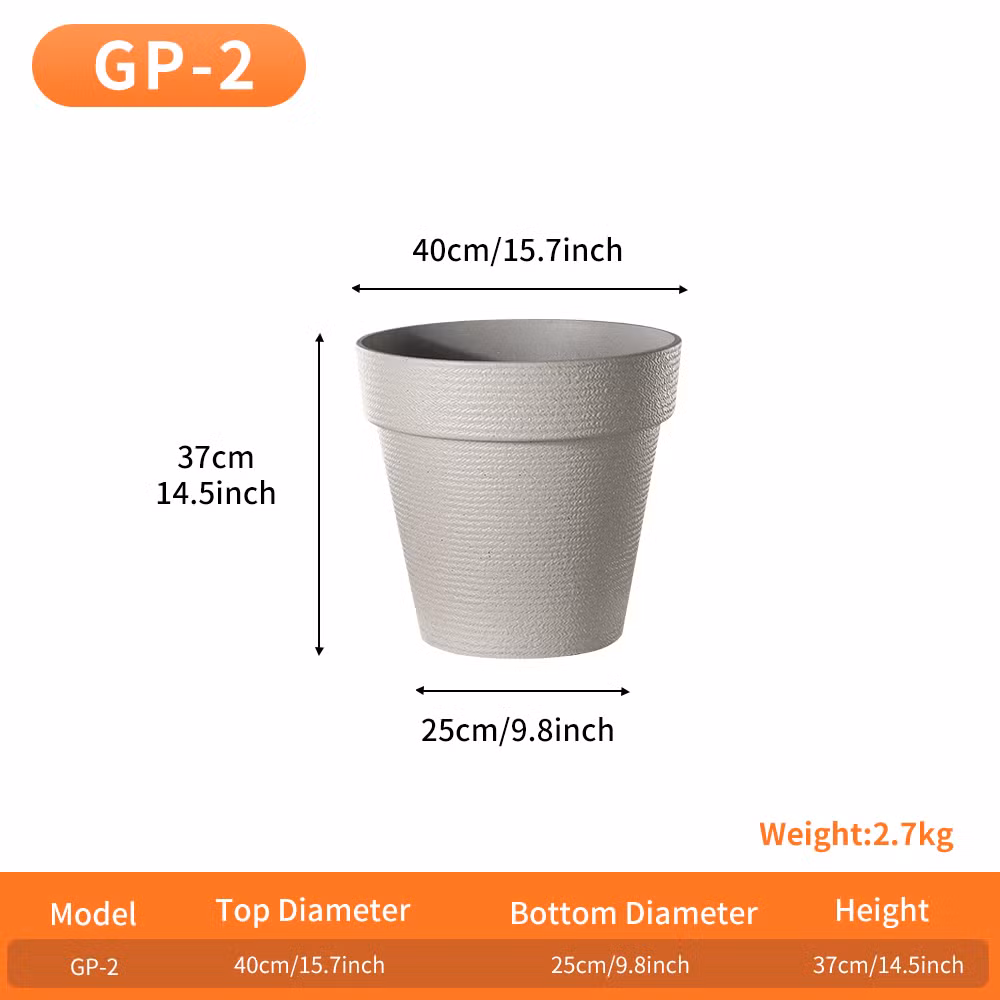 Wholesale Large Circle Round Planter Pot Plastic Plant Pots Outdoor Large Garden Big Size Flower Pots Hanging &amp; Floor Usage for Flowers/Green Plants