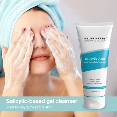 Private Label Skin Care Salicylic Acid Acne Cleaning Face Wash Facial <a href='/cleanser/'>Cleanser</a>