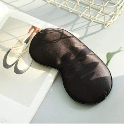 19mm Adjustable Strap Mulberry Silk Eye <a href='/mask/'>Mask</a> Printed Silk Sleeping Eyemask