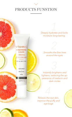 Private Label OEM Bright Vitamin C for Under Eye Bags