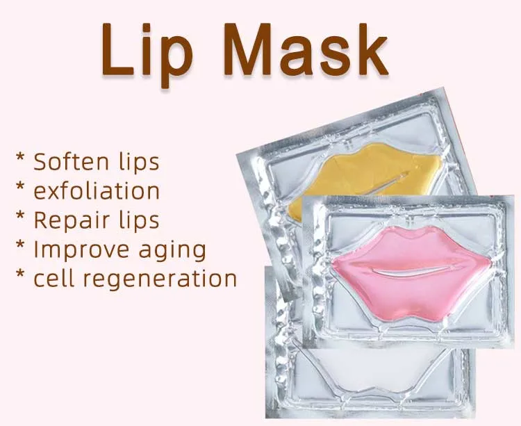 Private Label Wholesale Lip Mask Gel Organic Lightening Lipmask Care Pink Collagen Lip Mask