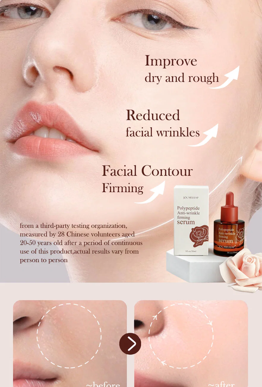 Anti-Wrinkle Serum Anti Aging Retinol Polypeptide Collagen Smoothing Fine Firming Radiant Serum