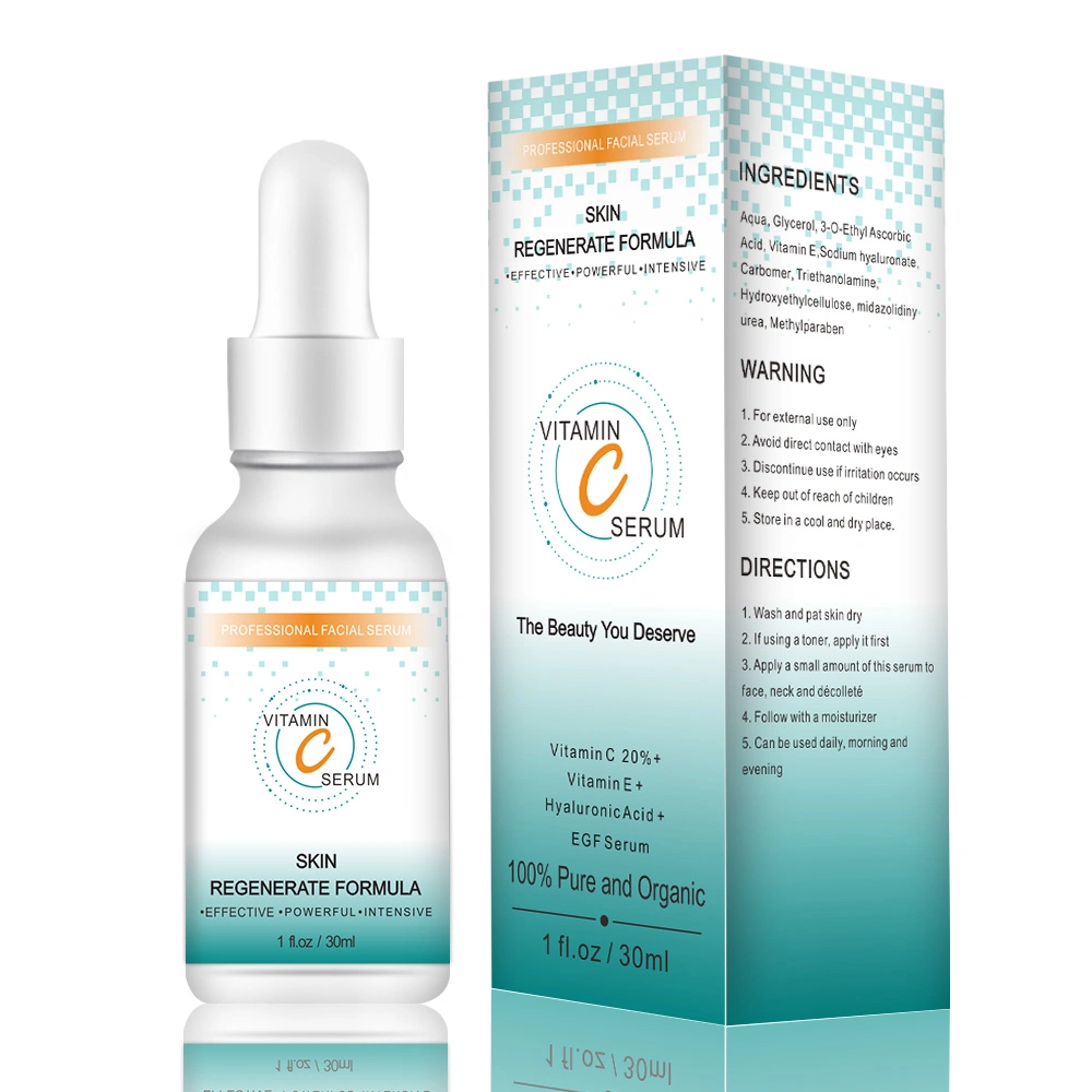 Wholesale Private Label Vitamin C Skincare Facial Anti Aging Brightening Organic Natural Vegan Serum for Face